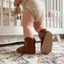 Bé Gái Bé Trai Mùa Đông Booties Thời Trang Chống Trơn Trượt Đế Mềm Móc Và Vòng Giày Đi Bộ Ấm Áp Dễ Thương