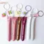 HFSHY 10 / 15ml Ống Lipsti Trống Có Móc Khóa Mặt Dây Chuyền Bóp Sub-Bottling Hộp Đựng Chất Lỏng Có Thể Đổ Lại Chai Lipgloss Mẫu Chai VN