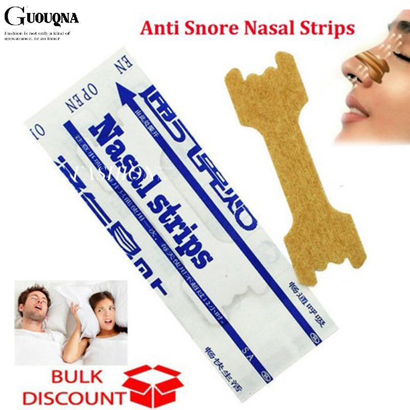 GUOUQNA 50 Pa Chống Ngáy Mũi Dải Ngủ Hỗ Trợ Phải Để Thở Tốt Hơn Ngừng Ngáy BASL