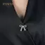 PNPIA- Thanh Lịch Nơ Kim Cương Giả Thổ Cẩm Bule Pin Dành Cho Nữ Bé Gái Nơ Bule Pin Cardigan Kẹp Trang Sức Thổ Cẩm Phụ Kiện