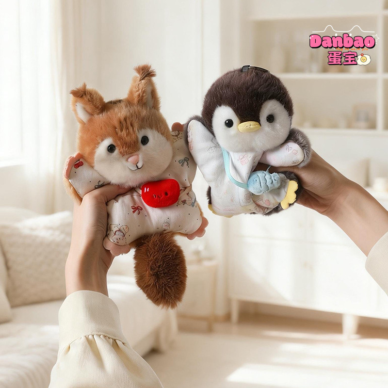 [DANBAO] Cần Ôm Động Vật Nhỏ Đồ Chơi Sang Trọng Cho Bé Mặt Dây Chuyền Khỉ Nhỏ Dễ Thương Sóc Chim Cánh Cụt Vịt Ngỗng Lớn Chất Liệu Quà Tặng Mềm Cho Bé Gái Quà Tặng Sinh Nhật DANBAO Đồ Chơi