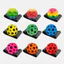 < Pluscloth > Bóng cổ tay đàn hồi cao với Polygon Grip Moon Bumps – Đồ chơi tập thể dục giảm căng thẳng dây có thể điều chỉnh cho trẻ em Người cao tuổi Tập thể dục cổ tay Con quay hồi chuyển tay để phục hồi sức mạnh