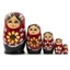 PPY Búp bê Babushka cổ điển Nga Hoa văn tuyệt vời cho trẻ em và người sưu tập