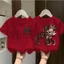 Áo Phông HỌA TIẾT CHUỘT MICKY CHỮ M QC56 K.Kid Áo Thun Chất Cotton Mềm Mát Size 8-20kg M99