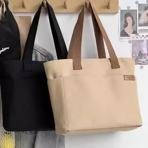 NS Mới Vải Tote Túi Dành Cho Nữ Dung Tích Lớn Túi Đeo Vai Đơn Lớp Học Sinh Đi Bộ Mang Túi Nữ Thường Ngày Túi Xách NS