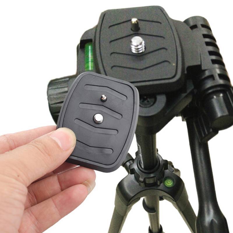 NS Gắn Adapter Chuyển Đổi Đầu Tripod Cho Máy Ảnh, Đế Gắn Nhanh Monopod, Plate Thay Thế
