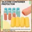 16 Vỏ chai silicon, Du lịch cần thiết cho nữ, Đồ vệ sinh cỡ hành lý du lịch, Tay áo thun để chống rò rỉ