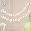 Maybest 1 Bộ Biểu Ngữ Hoa Cúc Tiệc Sinh Nhật Vải Bố Hoa Trắng Vòng Hoa Confetti Cờ Hoa Cúc Cho Bé Tắm Tiệc Cưới Trang Trí Tiệc Cưới {VN}