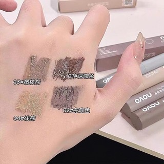 NOVO Mascara Nhuộm Lông Mày Chống Thấm Nước Lâu Trôi Màu Tự Nhiên Gel Lông Mày 3 Tông Màu Làm Đẹp Hàn Quốc