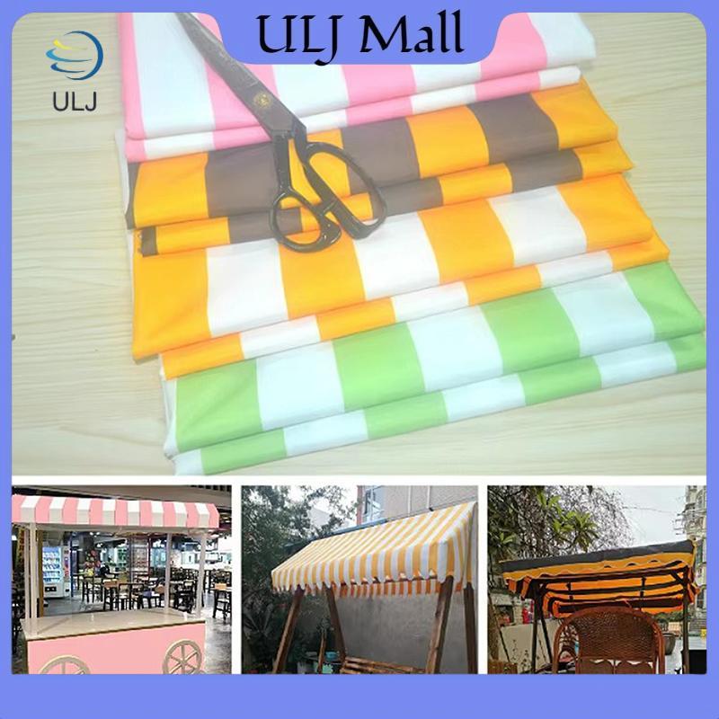 ULJ 420D Thời Trang Sọc In Vải Oxford Vải Chống Thấm Nước Tán Lều Ô Vải PU Phủ 50x150cm / Tấm Che Nắng PC.