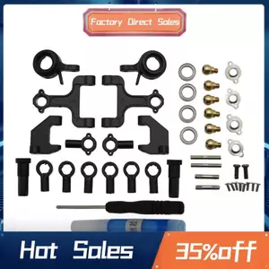 Bộ cốc lái tay đòn trên và dưới bằng kim loại cho D12 D22 D32 D42 1 / 10 RC Xe nâng cấp các bộ phận dự phòng