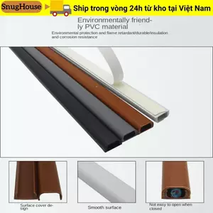 SNUGHOUSE Vỏ dây vuông tự dính, che khuyết điểm cáp, quản lý khe cắm dây điện bền chống đùn ngoài trời
