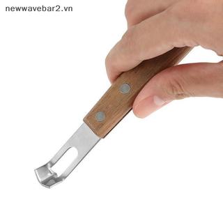 [Mới] 1 Máy gọt vỏ chanh bằng thép không gỉ Dụng cụ gọt vỏ trái cây chống ăn mòn Thân thiện với môi trường Tay cầm bằng gỗ chống rỉ Dụng cụ nhà bếp Paring.