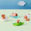 Trang trí tiểu cảnh 3D, trang trí mini cho xe hơi, bàn làm việc, búp bê chuột lang nước tự làm.