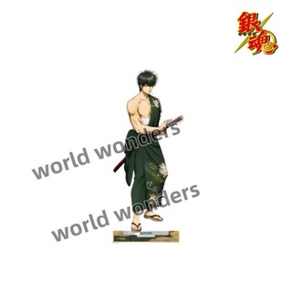 Mô hình Standee Gintama Gintoki Hijikata Okita Katsura Takasugi Acrylic Anime Linh Hồn Bạc decor bàn học quà tặng cực