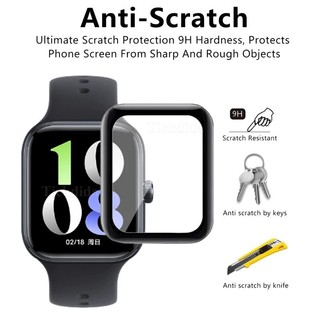 2-10 Chiếc Đồng Hồ Bảo Vệ Màn Hình Cho vivo Watch GT 2 46mm 42mm 5 3 Cong Đen Cạnh Kính Phim Cho iQOO Watch GT 2 5 HD Kính Cường Lực Phim