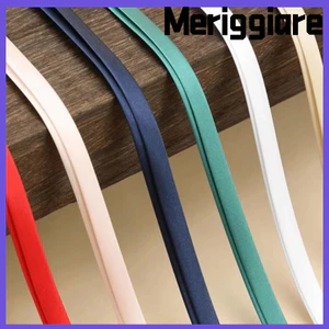 MERIGGIARE 1CM Edge May Ruy Băng Dây, Vải Sateen Sườn Xám Đường Ống Viền, Đa Năng 5M Phụ Kiện Quần Áo Nhiều Màu Sắc 4 Lạnh Không Sắt Bias Băng Cho Quần Áo