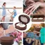 Đen Quả óc chó Nhẫn Hộp Trang Sức Hộp Nhẫn Gỗ Cặp Đôi Hẹn Hò Đính Hôn Cưới Hộp S Lớp 4.22