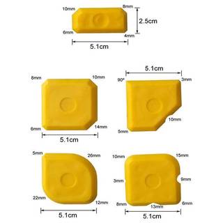 [XIA] Bộ 5 dụng cụ cạo vữa, làm mịn silicone, thìa vệ sinh chất bịt kín [VN]