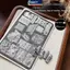 MAKY Pháp Ren Sóng Dòng Móng Tấm Dập Hình Ảnh DIY In Hình Học Stencil Dụng Cụ Thép Không Gỉ Làm Móng Tay Tem Mẫu VN