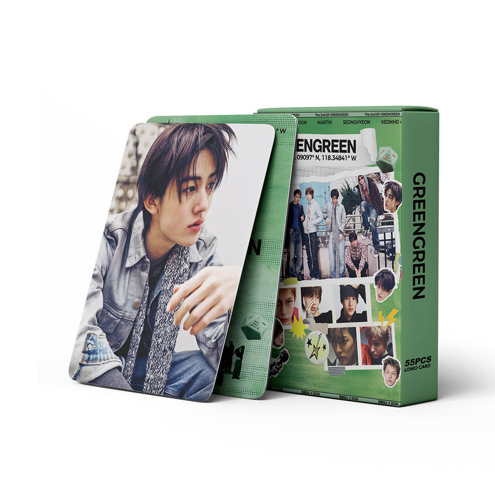 LINXX 55 CÁI CORTIS Kpop Boy Group Lomo Cards GreenGreen Album Idol Fan Thẻ ảnh sưu tập Stock ♛ ❈ Ý tưởng quà tặng lễ hội dành cho người hâm mộ