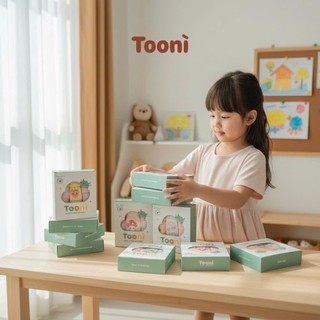 Combo 3 quần chip đùi Toonì chất thun Modal mềm mịn kháng khuẩn cho bé gái 10-40kg Bubbybaby-GV