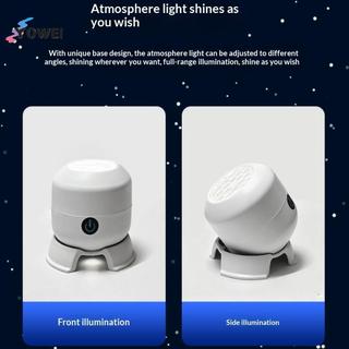 YOWEI Đèn LED xoay 360 độ Máy chiếu đại dương Đèn ngủ USB năng động Đèn xung quanh với ánh sáng đầy màu sắc để thư giãn phòng ngủ VN