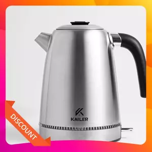 Ấm siêu tốc inox Thương hiệu Đức Kailer, Uben công tắc trimax siêu bền - Bảo hành 12 tháng