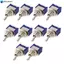 MTS-102 10 Chiếc SPDT TRÊN / BẬT Cho Công Tắc Chuyển Đổi 3-Pin 6A 125V AC Công Nghiệp