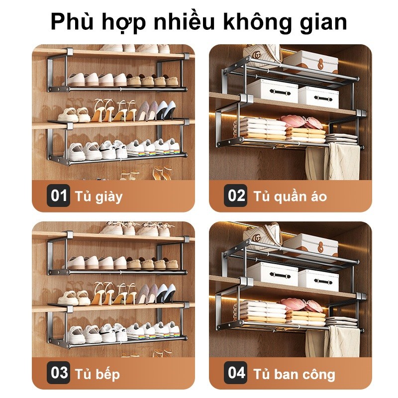 𝐎𝐥𝐢𝐟𝐞 Giá Đỡ Lưu Trữ Đa Chức Năng Chịu Tải 10KG Không Khoan Giá Để Đồ Tiện Lợi Có Thể Gấp Gọn