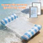 Ghế Phao Nằm Võng Nước Đi Biển Hồ Bơi GADI, Thiết Kế 2 Đầu Cân Bằng Chống Lật An Toàn Cho Người Không Biết Bơi
