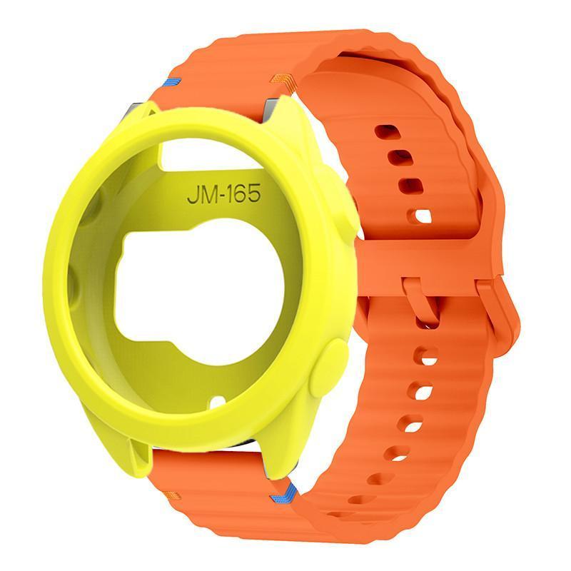 Ốp lưng + dây đeo silicon cho vòng tay thể thao bảo vệ mềm Garmin Forerunner 165