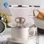 Rót trên Bộ lọc cà phê Nhỏ giọt bằng thép không gỉ có thể tái sử dụng Máy pha cà phê hình nón Bộ lọc lưới cà phê cho 1-4 cốc