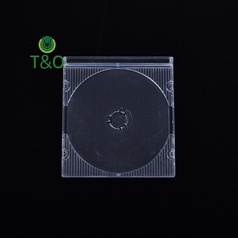 Bộ 5 / 10 hộp lưu trữ đĩa CD/DVD gia đình bằng nhựa rỗng [mới]