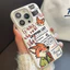 Ốp Lưng Cho Iphone 17 16 11 15 13 12 14 Pro Max 7 16 8 15 14 6 6s Plus 17AIR Phim hoạt hình bìa thỏ cáo dễ thương
