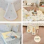 Bộ chăn ga gối 4 món chất liệu đũi Memminbedding kèm chăn hè với họa tiết 5D thêu nổi siêu dễ thương