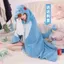 Zhongli Tinali Váy Ngủ Thu Đông Bộ Đồ Ngủ Hai Chiều Điều Hòa Không Khí Chăn Trò Chơi Ngoại Vi cos Nam Nữ Áo choàng Tắm Cloak 428