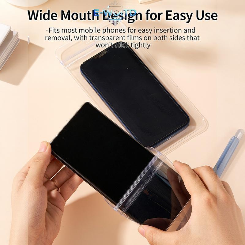 E-WOITD Đa Năng 7 Inch Trong Suốt Chống Thấm Nước Túi Điện Thoại Màn Hình Cảm Ứng Cho Hồ Bơi Đi Biển Ngoài Trời Sử Dụng E-WOITD
