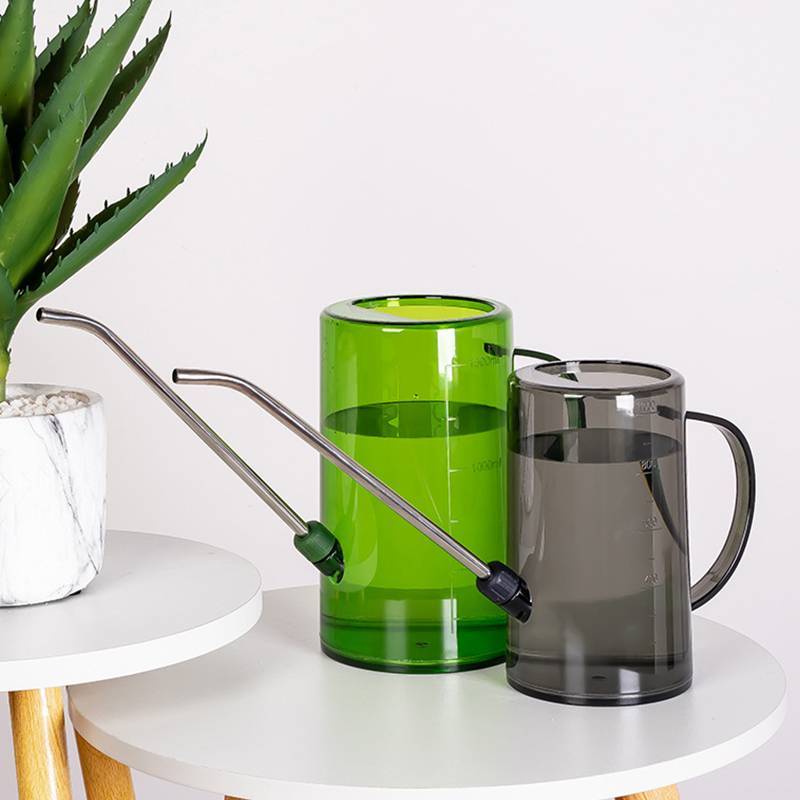 JASMINE 1L Miệng Dài Tưới Cây Nhựa Tưới Chậu Phụ Kiện Tưới Nhà Hoa Thiết Thực Dụng Cụ Làm Vườn Tay Cầm JASMINE