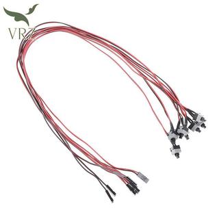 Cáp chuyển đổi nút nguồn VRZ 10pcs50cm cho công tắc PC Đặt lại nút nhấn máy tính HOT