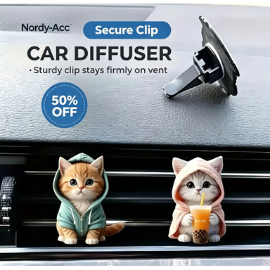 Máy làm mát không khí ô tô Kẹp lỗ thông hơi cho mèo dễ thương 2D Acrylic Kitten Khử mùi lâu trôi Dễ dàng lắp đặt Không hư hỏng cho ô tô SUV Xe tải MPV Đi lại hàng ngày Gia đình Du lịch Quà tặng lý tưởng cho phụ nữ Mèo L