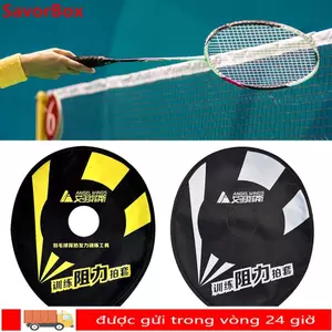 SAVORBOX Vợt Cầu Lông Vỏ Chống Xoay Đánh Đồ Thể Thao Tăng Cường Cổ Tay