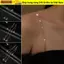 ESSENCEH Dây đeo áo ngực đính đá, Dây đeo vai đồ lót có thể điều chỉnh chống trượt, Trang trí thời trang Váy thay thế dây đeo áo ngực có thể tháo rời