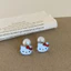 Hoạt Hình hellokitty Hello Kitty Bông Tai ins Cô Gái Trái Tim Bông Tai Hợp Kim kt Bông Tai Tinh Tế