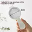 TRTR Thép không gỉ mịn Matcha Bộ lọc có hai tai Đường kính 7,5cm Mini Lưới mịn Sàng lọc trà Bột cà phê Bộ lọc nhà bếp VN