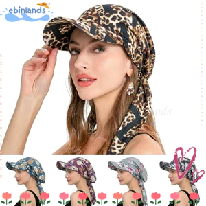 Mũ trùm đầu mùa hè EBINLANDS, có vành quấn tóc Mũ bóng chày, Mũ Turban đa năng in hoa thời trang Trang phục hàng ngày
