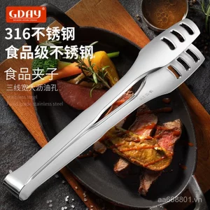 Đức Dày 316 Thép Không Gỉ Thực Phẩm Tông Bít Tết Tông Thịt Nướng Bánh Mì Bánh Thực Phẩm Lưỡi Thịt Nướng Chống bỏng Lưỡi AQSG