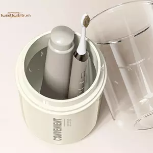 Bộ du lịch di động TRTR, Kem đánh răng gia đình, Hộp đựng bàn chải đánh răng, Cốc nước súc miệng, Cốc giặt di động dành cho chuyến đi công tác và Bộ vệ sinh VN