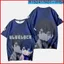 YB1 BLUE LOCK Isagi Yoichi Nagi Seishiro Cosplay vải 3D mùa hè Áo thun Anime tay ngắn hàng đầu BY1