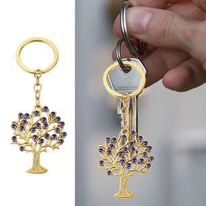 Vòng chìa khóa cây cổ điển Yoo Hoàn thiện tông màu đôi để phụ kiện sành điệu